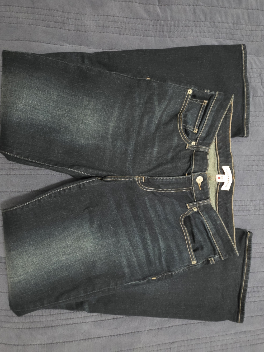 Lucky Brand Dark Blue Straight Leg Women’s Jeans